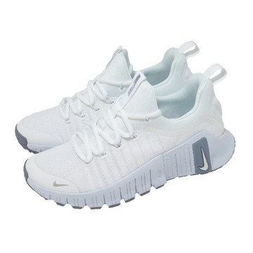 訓練鞋 Wmns Free Metcon 6 女鞋 白 銀 支撐 穩定 運動鞋 FJ7126-110