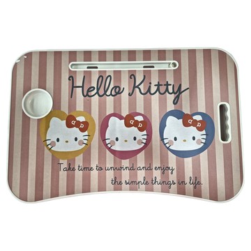 收納王妃 床上桌  60  條紋KITTY