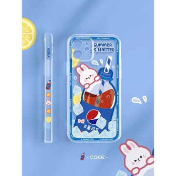 芬達小熊適用蘋果11手機殼iphone11promax新款透明11pro網紅保護套女款軟硅膠可愛個性ins風創意卡通超薄全包