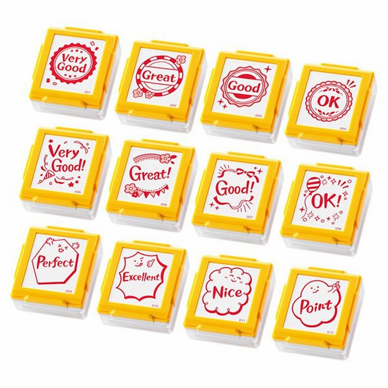 シャチハタ いいね スタンプくん ボディー色 イエロー インキ色 赤 単品 英語タイプ シヤチハタ 先生 スタンプ 評価印 教師用 浸透印 はんこ 通販 Lineポイント最大0 5 Get Lineショッピング