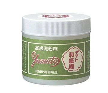 YAMATO 高級漿糊100g (W-100) 純天然樹薯澱粉製成 天然素材和紙糊