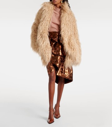Dries Van Noten Faux fur coat