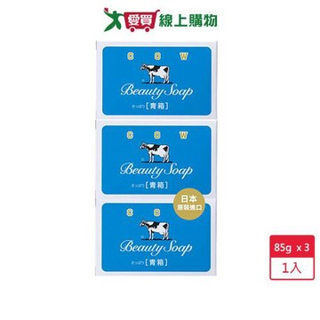 日本牛乳香皂茉莉清香 85g x 3【愛買】