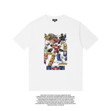 【恐龍戰隊】兒童裝男童裝 小孩子卡通周邊白色短袖T恤親子裝衣服