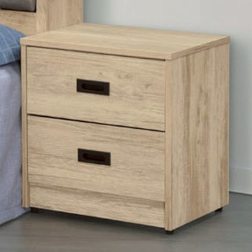 文創集 爾晴天1.6尺二抽床頭櫃-48x40x52cm免組