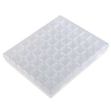 美甲材料收納盒 56格  1個  單一顏色