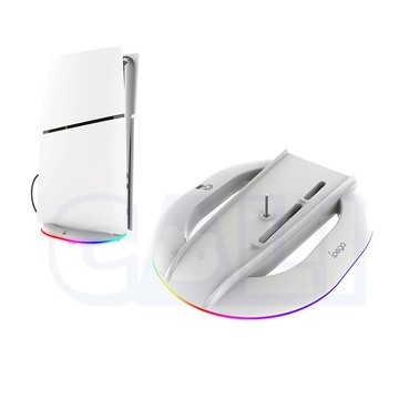 PS5 Slim Pro 專用 光碟版 數位版 通用 立架 底座 配件 直立架 RGB 支架 收納