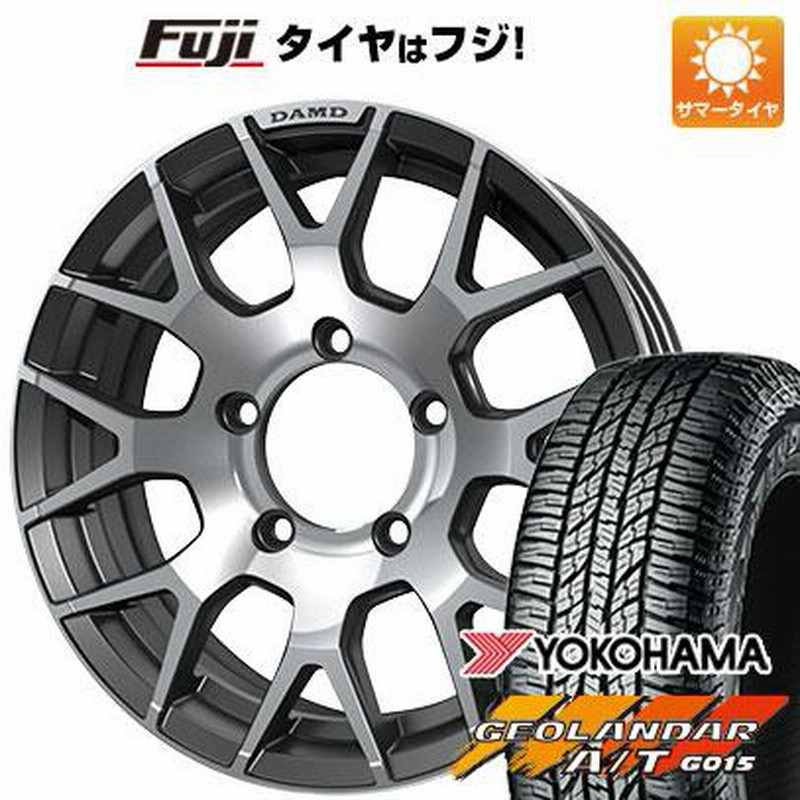 YOKOHAMA GEOLANDAR AT 粗 215/85r16 タイヤ4本