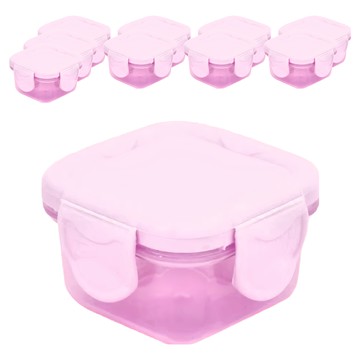 小麥購物 迷你保鮮盒 C088 紫色 25g  保鮮盒10個  10個