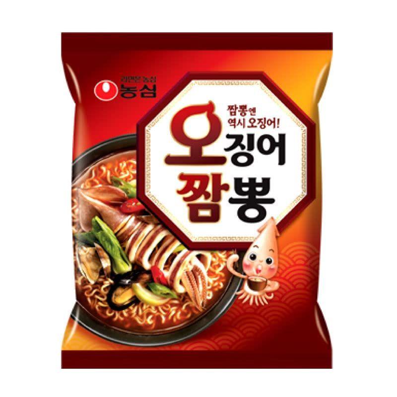 韓国食品-ラーメン 韓国のラーメン イカの味が効いた韓国式チャンポンラーメン イカチャンポン 1Box(40個入り)