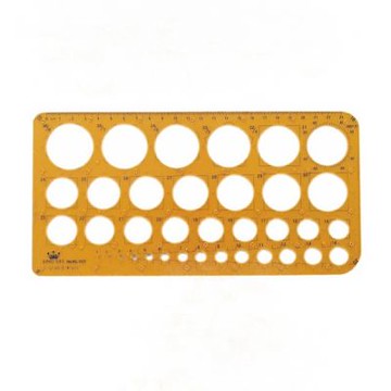 【徠福】射出成型定規 凸點鉛筆、針筆兩用 / 片 KL-101