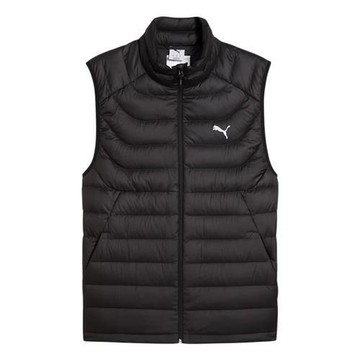 Puma 羽絨背心外套 男裝 歐規 黑【運動世界】69346101