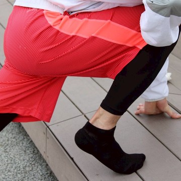 日本和紙跑步襪 黑S(SKW-178S)