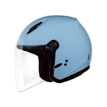 SOL 27Y 素色_亞麻藍 開放式安全帽