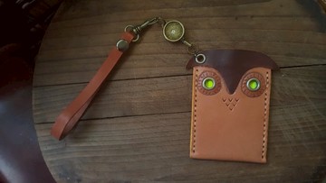 貓頭鷹Gogoro伸縮卡片式伸縮皮套/感應門禁/悠遊卡套