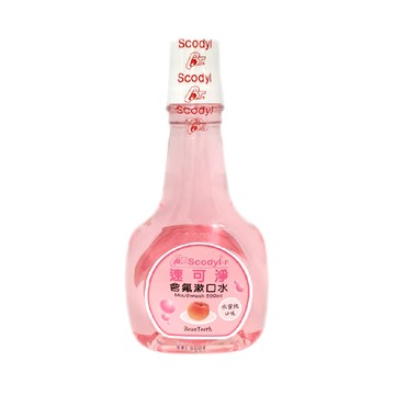 速可淨 兒童含氟漱口水 500ml 水蜜桃口味