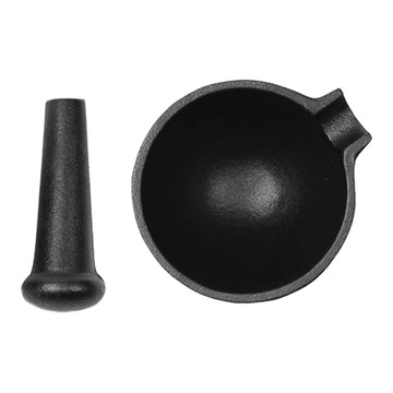 FOX RUN 鑄鐵磨搗組 S  搗缽10.7 x 10 x 7cm + 杵棒直徑4 x 10.2cm  1套
