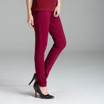 依曉桐女裝大碼彈力褲 春秋媽媽小腳長褲 橡筋顯瘦女長褲