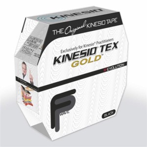 DSS Kinesio Tape Tex Gold FP Black by Fabrication