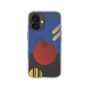 iPhone 16 Clear Case（相機按鈕） 透明 - NASA - Arp 142 Galaxies - Bauhaus Style