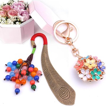 書籤 書籤  古銅書簽發簪鑰匙扣禮品送女友閨蜜生日禮物送老師同學實用紀念品DIY 瑪麗蘇 瑪麗蘇