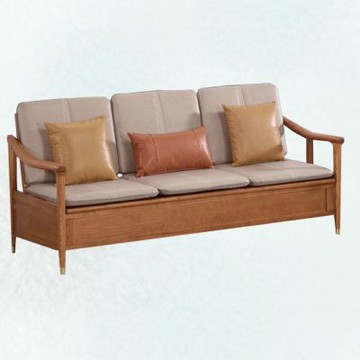 文創集 班達亞實木皮革三人座可收納沙發椅(座板可掀內含置物空間)-215x78x92cm免組