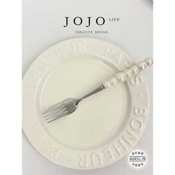 JOJO'S L. PD.spring.輕奢珍珠勺子不銹鋼高顏值陶瓷手柄 | 空泉