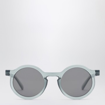 Light blue transparent Darla round sunglasses