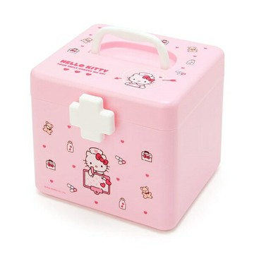 【震撼精品百貨】凱蒂貓_Hello Kitty~日本SANRIO三麗鷗 KITTY方形手提急救箱(三麗鷗家醫科)*54756