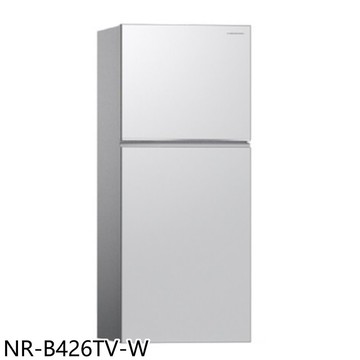 【Panasonic 國際牌】【NR-B426TV-W】422公升雙門變頻燦雲白冰箱(含標準安裝)
