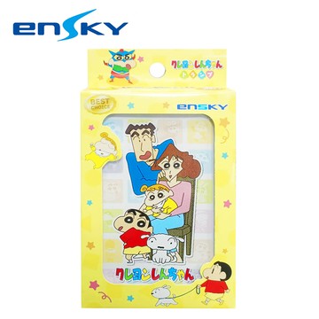 蠟筆小新 壓克力盒 撲克牌 日本製 桌遊 野原新之助 動感超人 肥嘟嘟左衛門804206