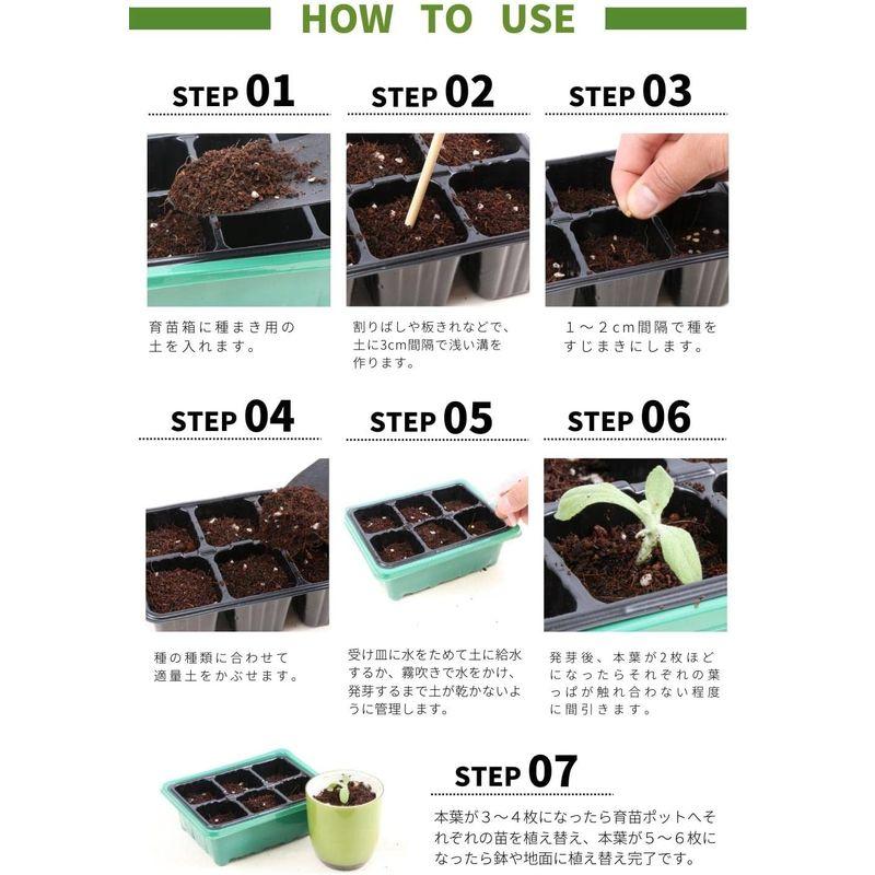 おだ商店 育苗ポット 育苗箱 排水穴付き