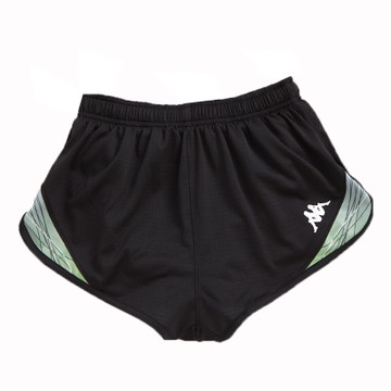 KAPPA義大利舒適時尚吸溼排汗田徑短褲1件~黑