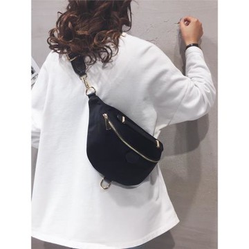 牛津布斜挎包包女包2025新款小眾馬鞍包腋下百搭彩色寬帶布包胸包