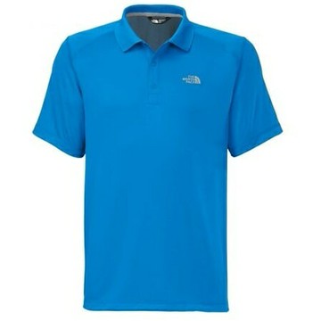 [ THE NORTH FACE ] 男 抗UV POLO衫 澄湖藍 / 特價品 / CFU6W8G {S M}