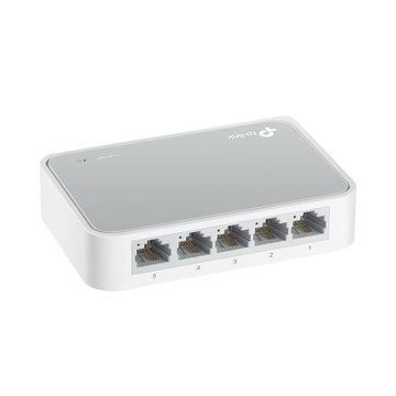 TP-Link TL-SF1005D 5埠 10/100Mbps 桌上型乙太網路交換器 隨插即用 MDI/MDIX 節能 支援MOD NAS 3年保