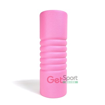 彈簧形EVA滾棒43公分(瑜伽滾筒/瑜珈柱/狼牙棒/按摩滾輪/EVA泡綿/台灣製/GetSport)