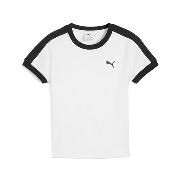 [ACS] Puma 上衣 T7 Slim Tee 女款 白 短版 合身 歐規 短袖 王淨同款 63212902