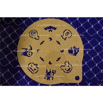 八等分/萬圣節小鬼/亞克力糖霜模/糖粉篩/蛋糕模/噴畫雕花噴花