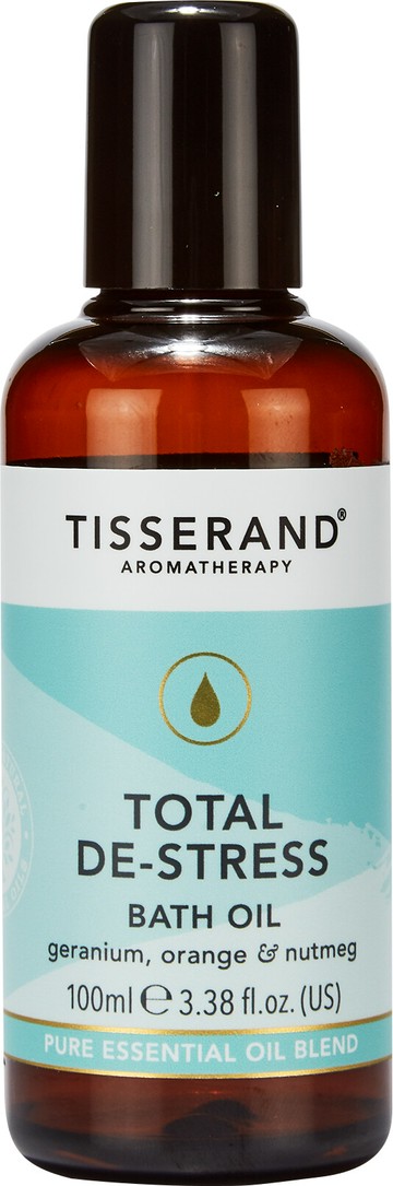 Tisserand Aromatherapy Total De-Stress Bath Oil 100ml
