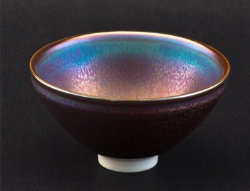 二代曜變 七彩黃金天目 鬥茶碗【 嚴選版】│聖誕禮物