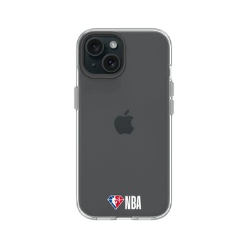 iPhone 15 Clear 透明 - NBA - Logo-NBA 75週年 NBA 75th Anniversary Logoman