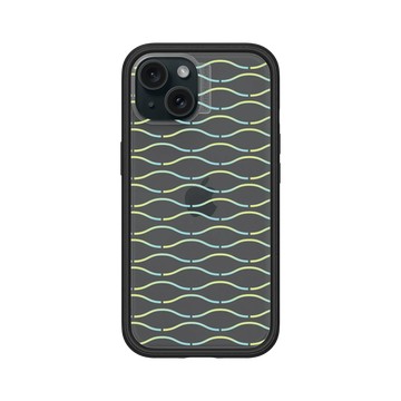 iPhone 15 Mod NX 黑 - Ocean Collection: Let's Sea 海洋系列：一路向海 - 海波交響（魚游）