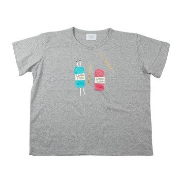 LINEN YARN 大廓形印花 T 卹 女士 均碼 Tcollector