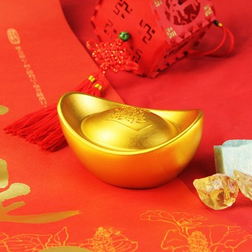 【航太邊角料再造】日進斗金-招財大元寶禮盒
