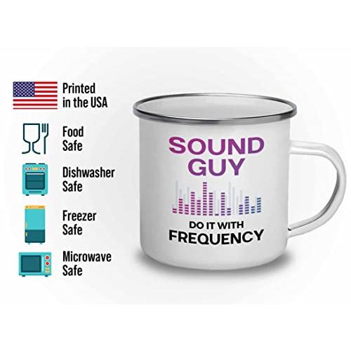 Flairy Land Audio Engineer Camper Mug 12oz   Sound Guy   Audio E 並行輸入品