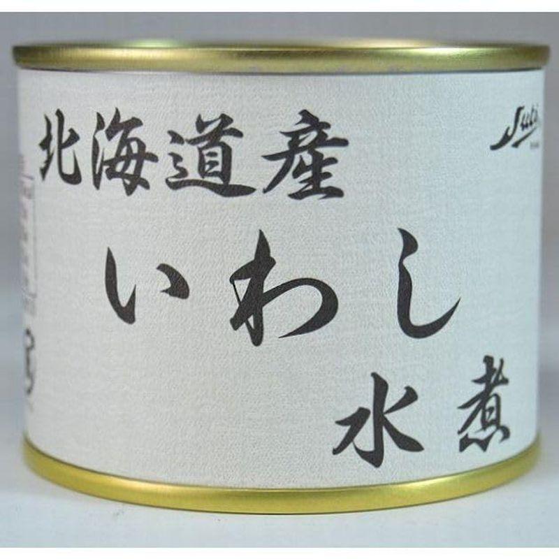 ストー缶詰イワシ缶詰北海道産いわし水煮 200g×6缶北海道函館市魚介缶詰