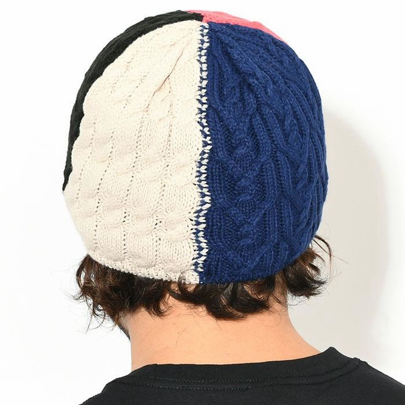 stussy roll up design knit ニット 帽子 ビーニー-