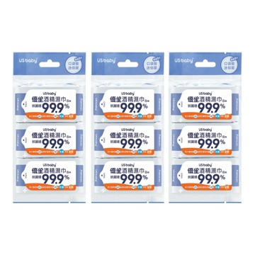 【加贈8抽3包】優生 酒精濕巾超厚型8抽3入3串(9包)