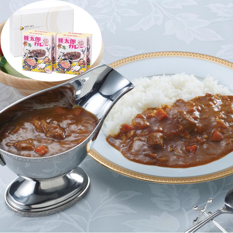 岡山 桃太郎カレー 甘口 ビーフカレー（甘口）180ｇ×4セット 